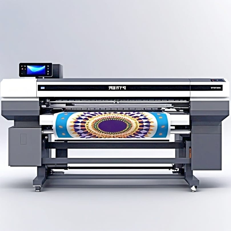 A picture of a UV printer